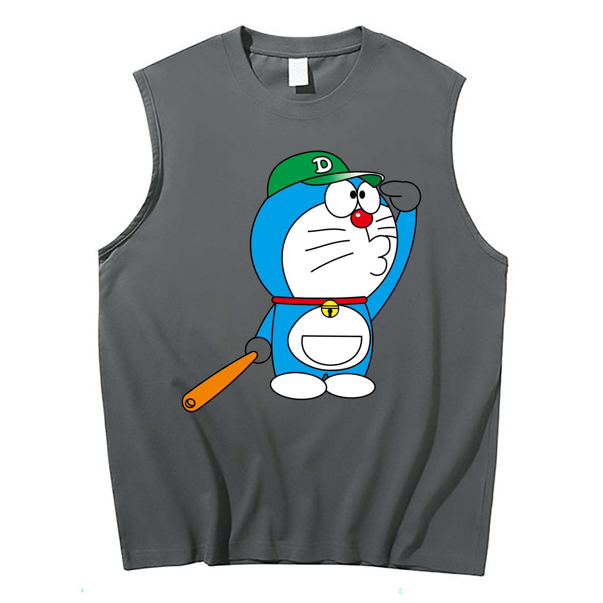 （画像用） ドラえもん Doraemon コットン100％タンクトップ（フロントプリント）